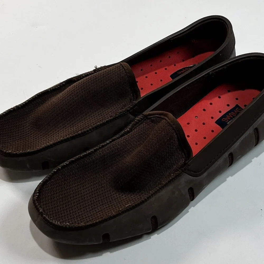 Swims Classic Venetian Loafer Mens Size 9 Brown Slip On